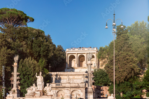 Italy, Rome, Fontana della Dea di Roma photo
