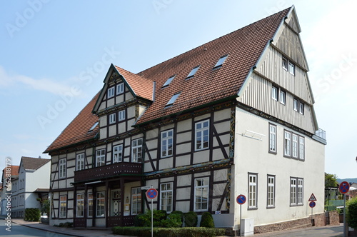 Historisches Bauwerk in der Kur Stadt Bad Pyrmont, Niedersachsen © Ulf