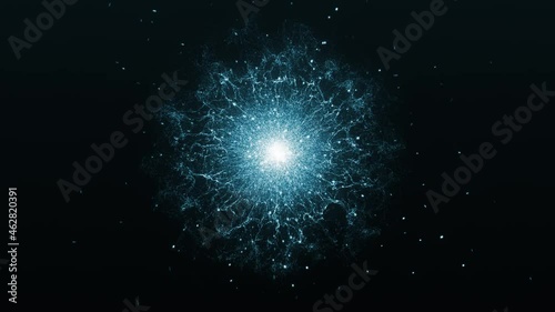 Energy Blue Wave, 4K, Loop