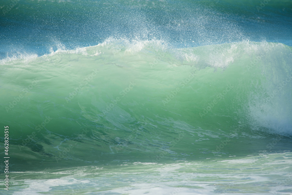 beautiful ocean wave close up