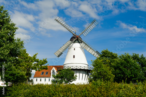 Denmark, Jutland, Sonderborg, wind mill
