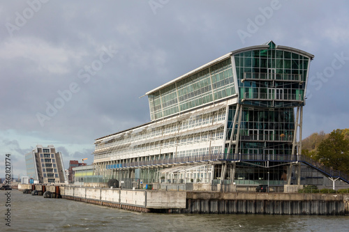 Germany, Hamburg, Cruise line terminal