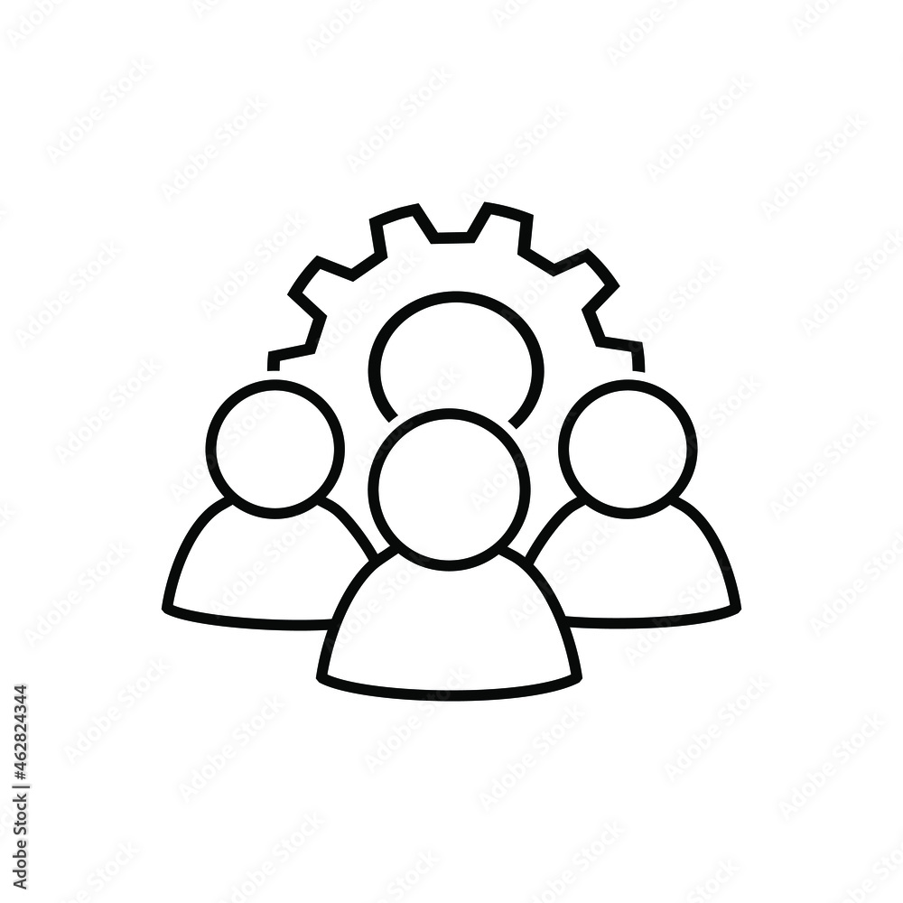 Team of some employees icon vector. Teamwork illustration sign. development team symbol. technical support logo. Team of some employees icon vector. Teamwork illustration sign. development team symbol. technical support logo.