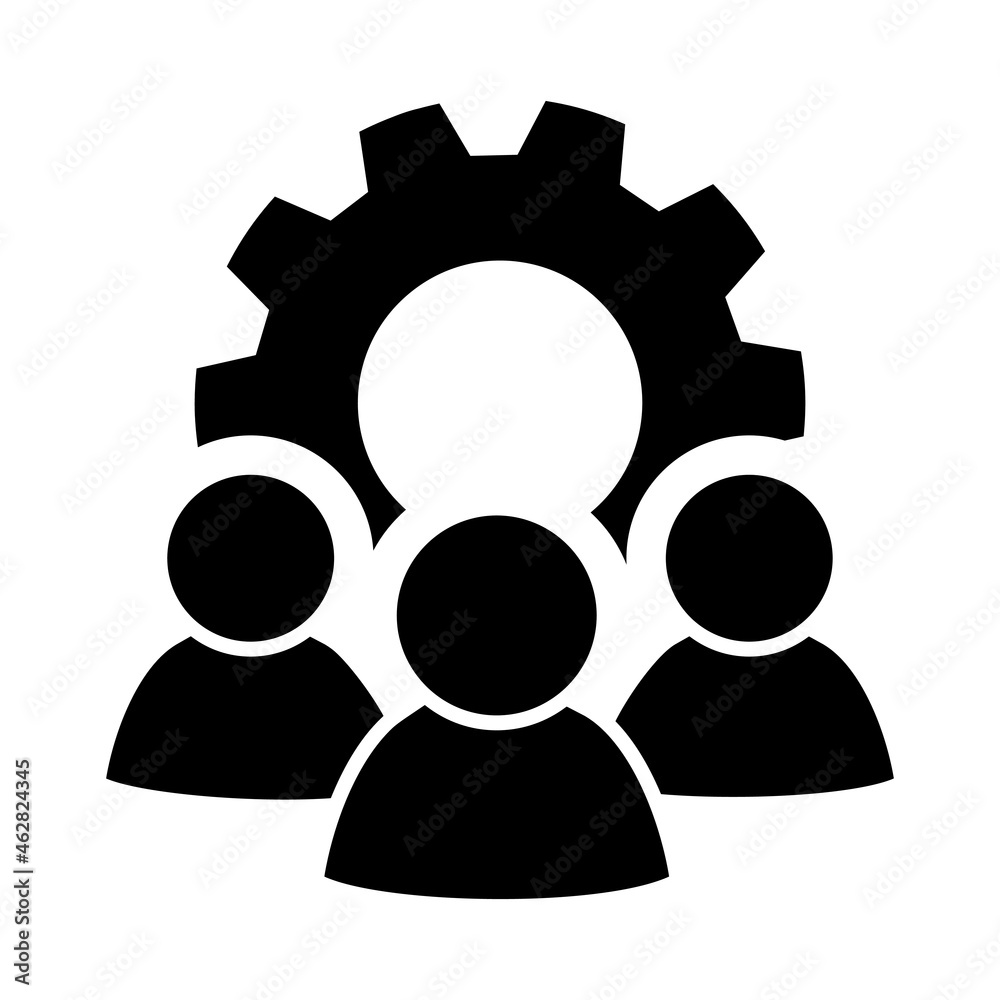 Team of some employees icon vector. Teamwork illustration sign. development team symbol. technical support logo. Team of some employees icon vector. Teamwork illustration sign. development team symbol. technical support logo.