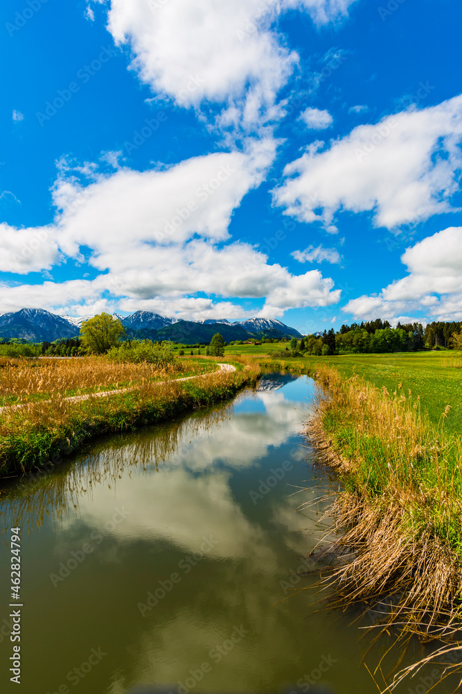 Germany, Bavaria, Swabia, Allgaeu, East Allgaeu, Rohrweiherbach Germany, Bavaria, Swabia, Allgaeu, East Allgaeu, Rohrweiherbach