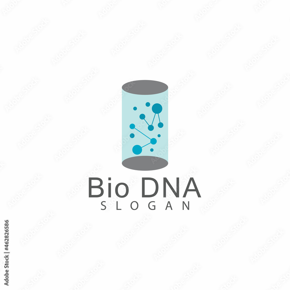 DNA gene Logo Template vector symbol illustration DNA gene Logo Template vector symbol illustration