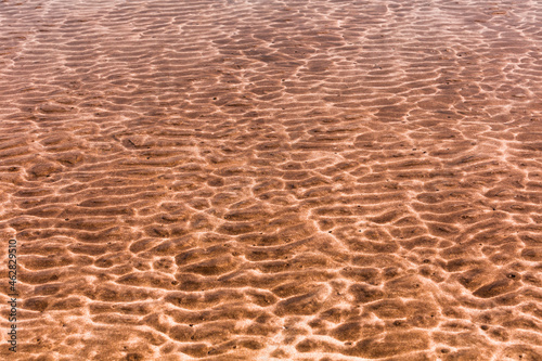 Rippled water suface at the sea photo