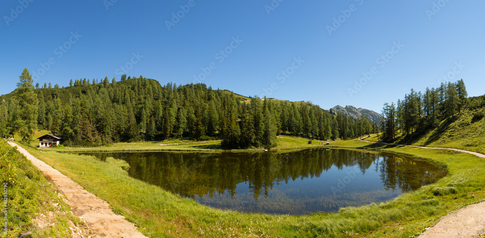 Austria, Styria, Tauplitz, Lake Krallersee Austria, Styria, Tauplitz, Lake Krallersee
