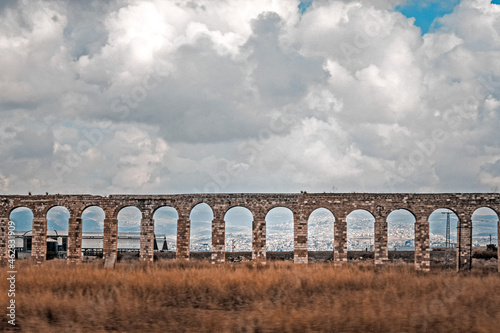 Roman aqueduct in Israel