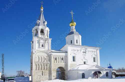 Russia,  Vladimir region, Bogolyubovo - March, 2021:  Holy Bogolyubsky Convent © Natalia Sidorova
