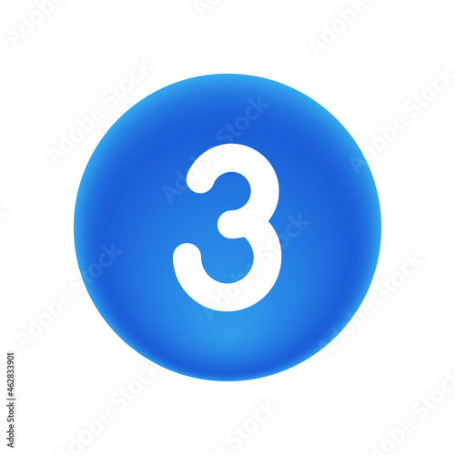 Three - Sticker