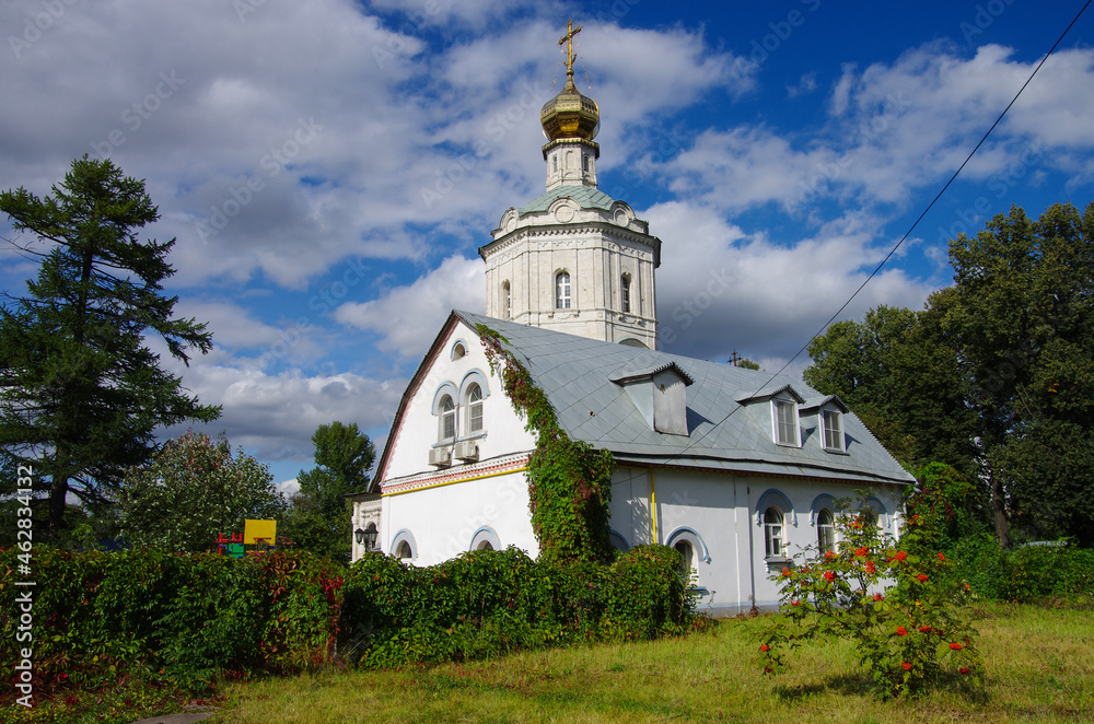 City of Vidnoye, Russia - September, 2020: Temple of the Assumption of the Blessed Virgin