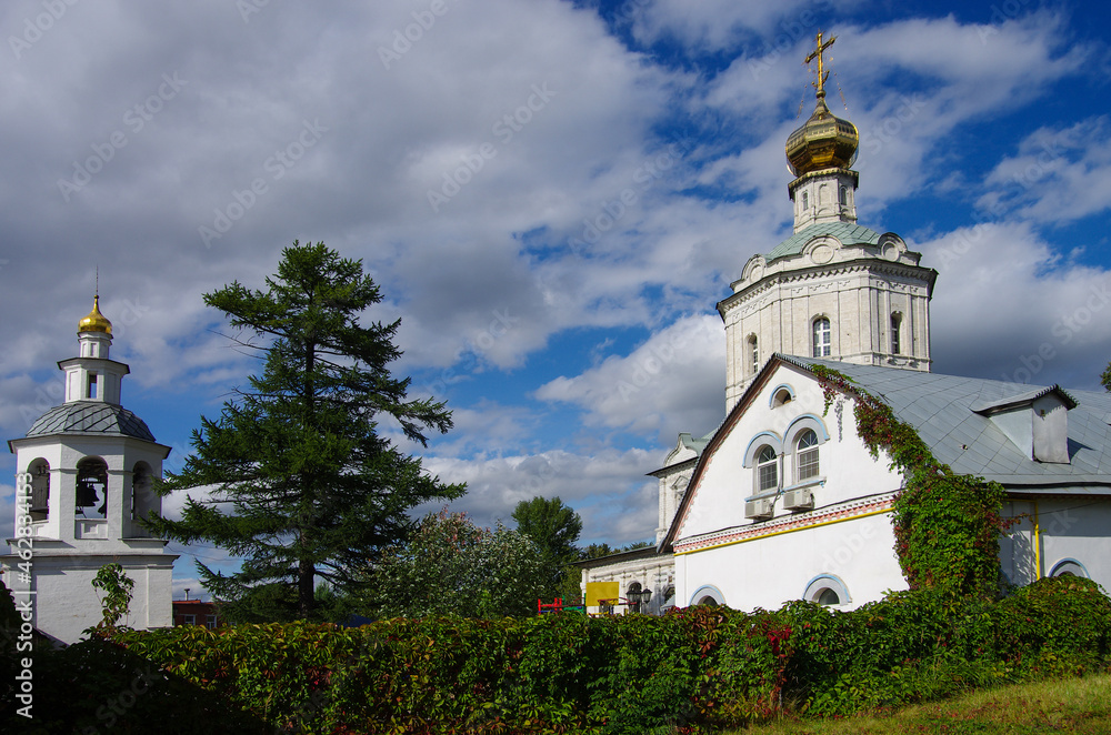 City of Vidnoye, Russia - September, 2020: Temple of the Assumption of the Blessed Virgin