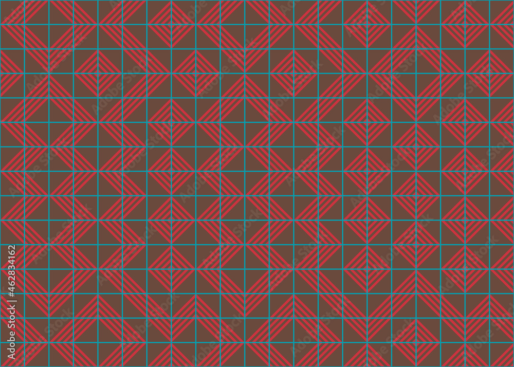 Obraz premium Abstract Geometric Pattern generative computational art illustration