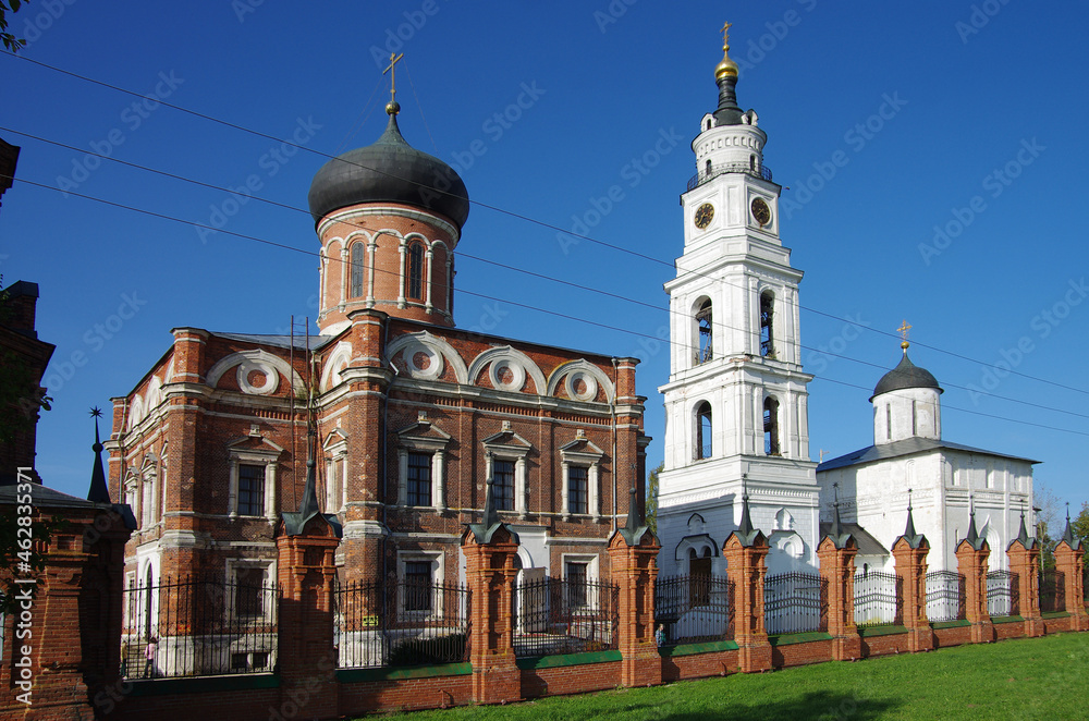Volokolamsk, Moscow region, Russia - September, 2020:   Volokolamsk Kremlin. The architectural ensemble in Volokolamsk