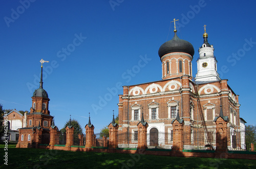 Volokolamsk, Moscow region, Russia - September, 2020:   Volokolamsk Kremlin. The architectural ensemble in Volokolamsk. Nikolskiy Cathedral photo