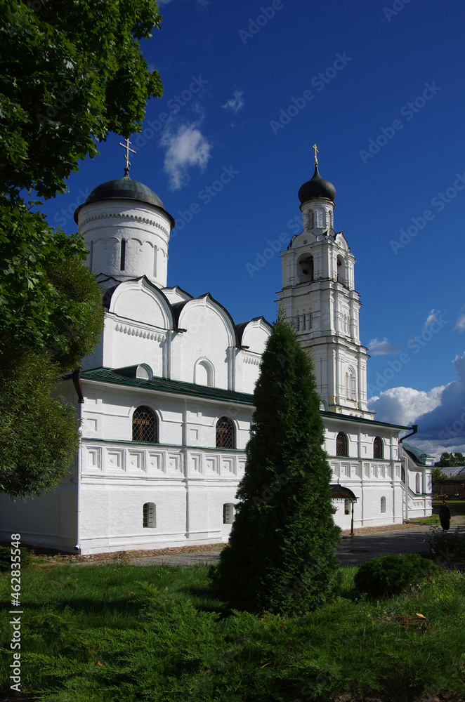 Kirzhach, Russia - September, 2020: Annunciation monastery. The Holy Annunciation diocesan Kirzhach monastery was founded by St. Sergius of Radonezh in 1358