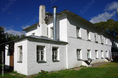 Kirzhach, Russia - September, 2020: Annunciation monastery. The Holy Annunciation diocesan Kirzhach monastery was founded by St. Sergius of Radonezh in 1358 photo