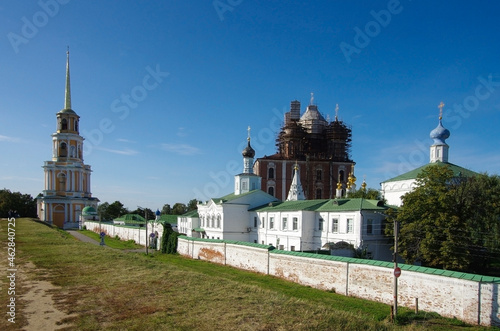 Ryazan, Russia-September, 2020: Architectural ensemble of the Ryazan Kremlin. Ryazan historical and architectural Museum-reserve photo