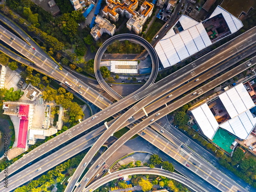 Overpass in guangzhou, guangdong province, city
