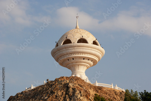 Riyam Park Monument, incense burner, Muscat, Oman photo