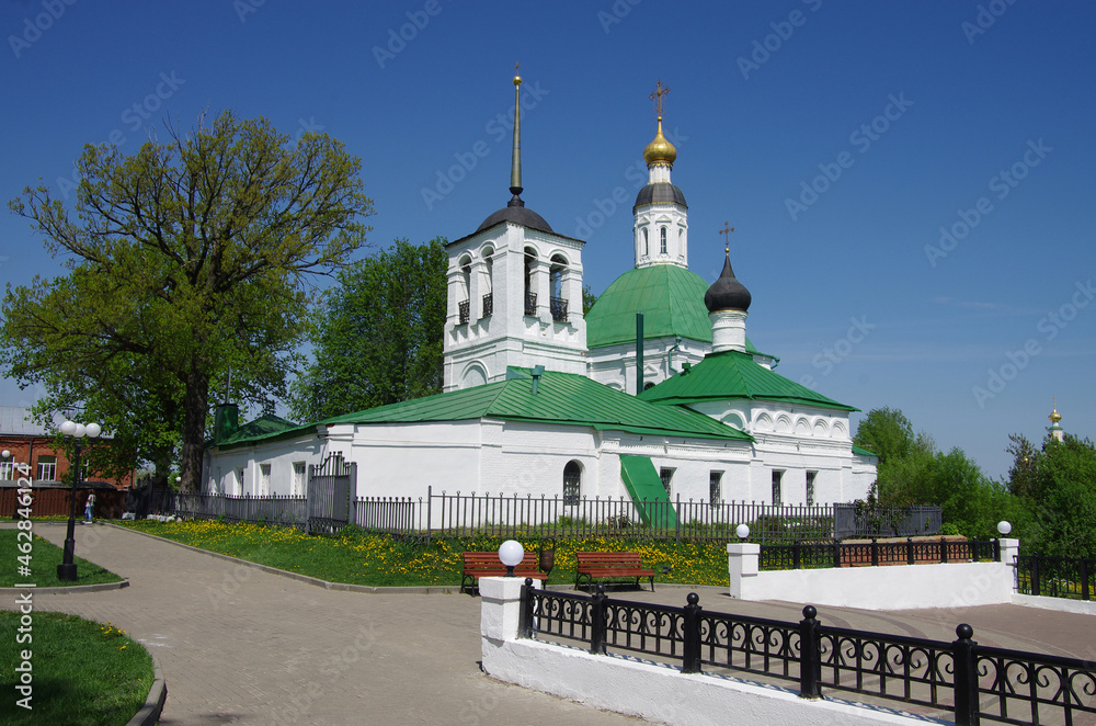 Vladimir, Russia - May, 2021: Savior Transfiguration Parish Church of St. Nicholas