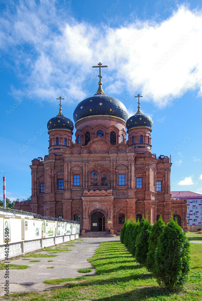 Kurovskoe, Russia - September, 2020: Guslitsky Spaso-Preobrazhensky Monastery