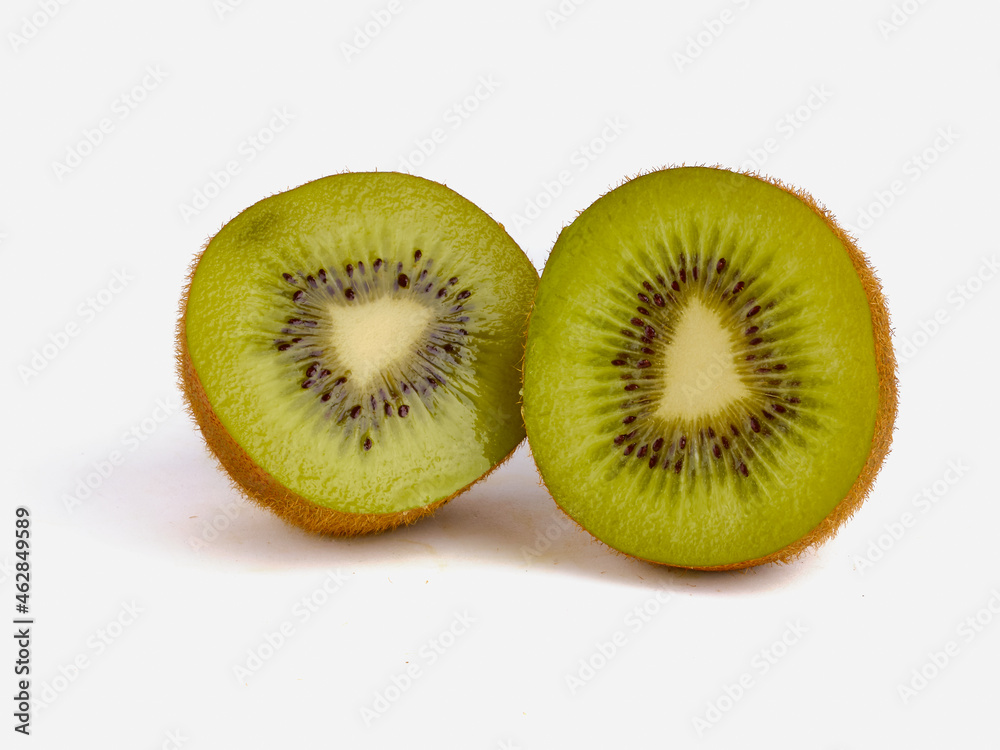 Ripe whole kiwi fruit isolated on white background Ripe whole kiwi fruit isolated on white background