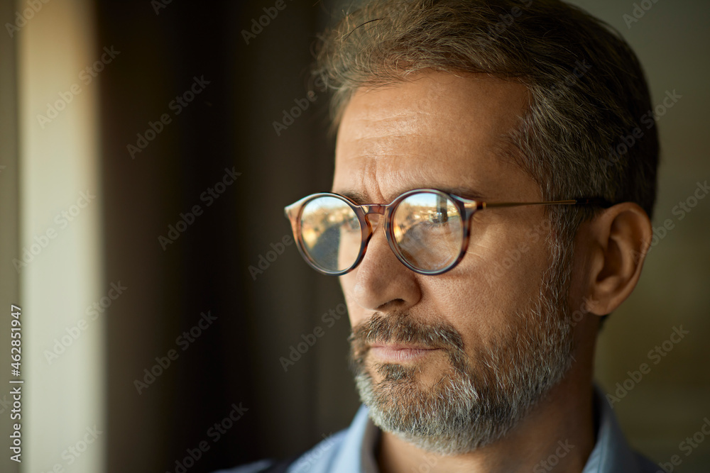 Portrait of serious businessman wearing glasses Portrait of serious businessman wearing glasses