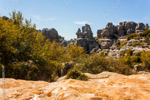 Torcal de Antequera, en la localidad de Antequera, provincia de Málaga, Andalucía, España.