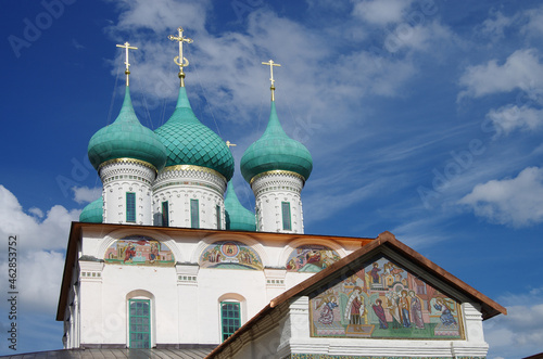 Yaroslavl, Russia - May, 2021: Vvedenskiy Tolga Convent - the convent of the Yaroslavl diocese photo