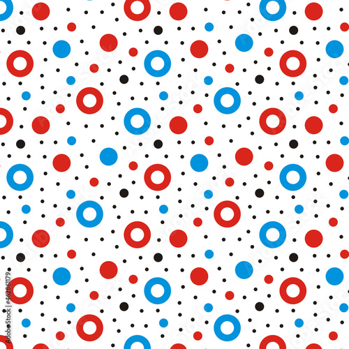 polka dot pattern background wallpaper vector illustration