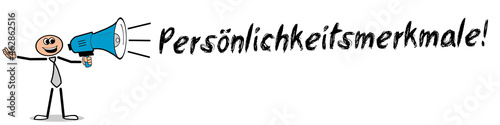 Принти на полотні Persönlichkeitsmerkmale!