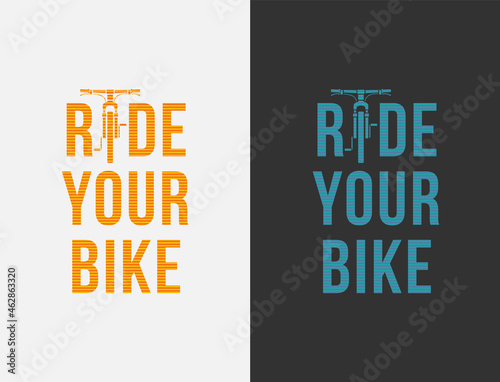Bicycle t-shirt design, cycling shirt vector design