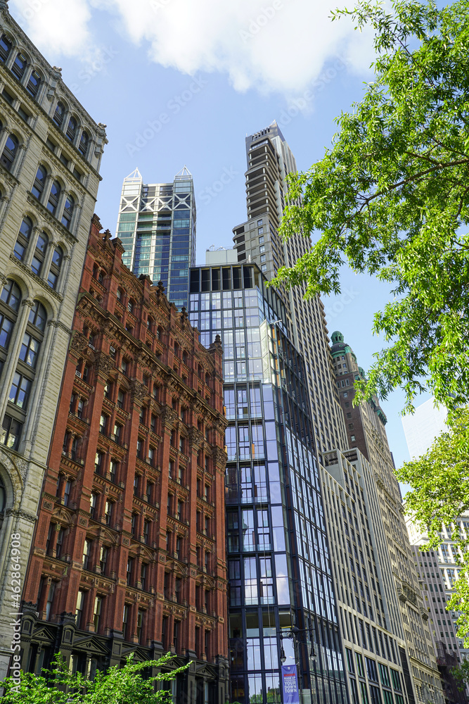 Naklejka premium office building in New York, USA.