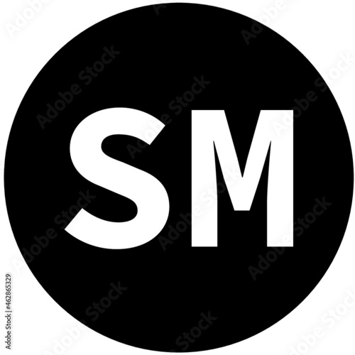 service mark symbol icon sm