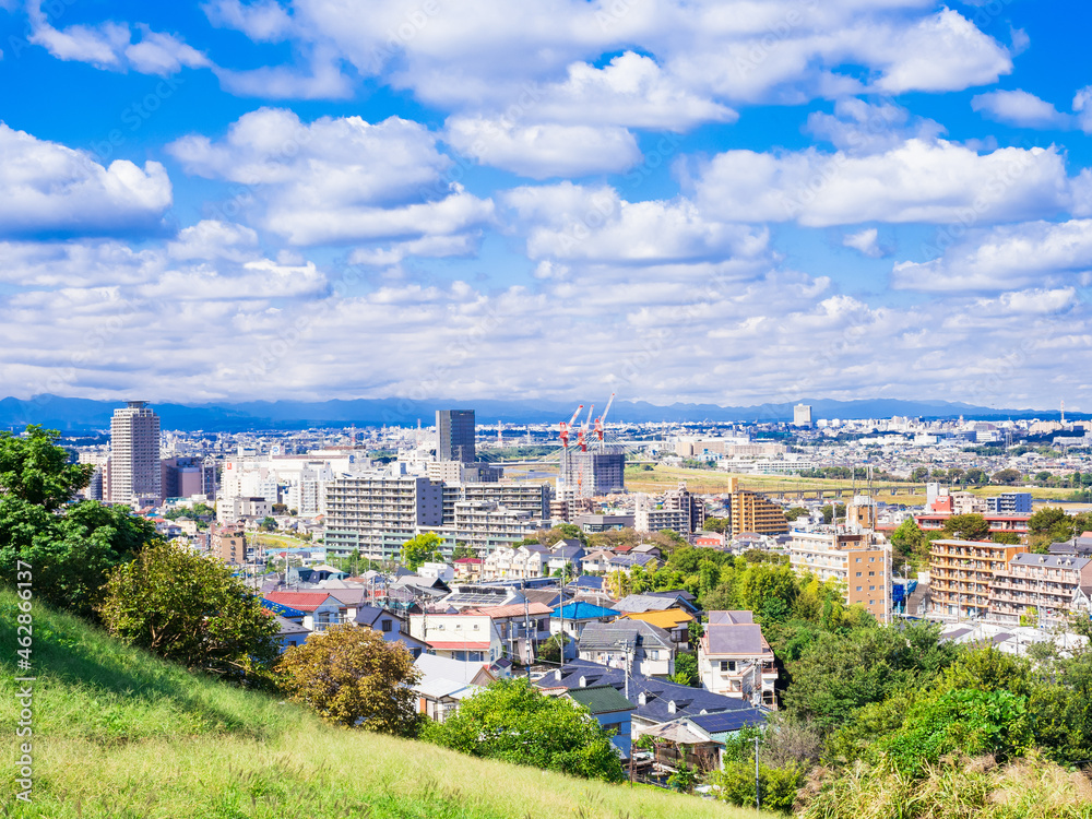 郊外の住宅地　東京