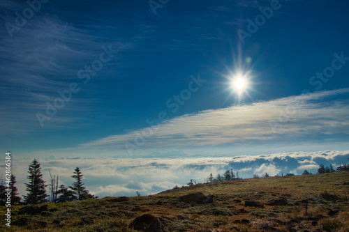 Unused Uhsu Japan from the summit of Yatsugatake twins