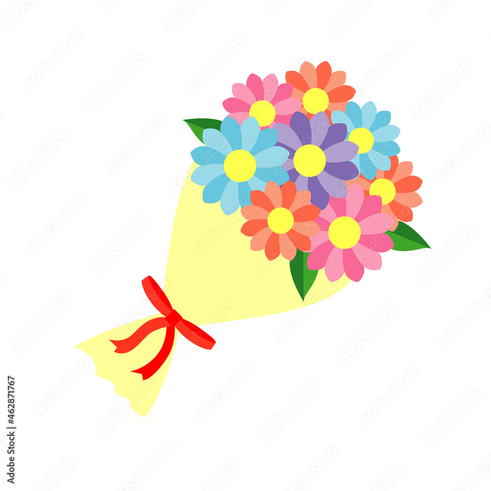 シンプルでフラットな花束のイラスト Stock Vector Adobe Stock シンプルでフラットな花束のイラスト Stock Vector Adobe Stock