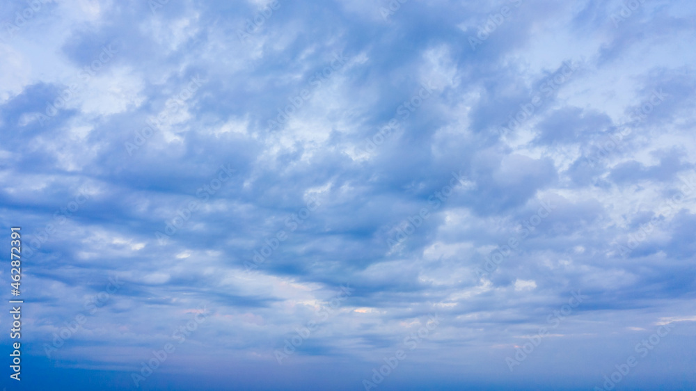 Thunderstorm Cloudy in the Sky. Scenic Cloudscape 