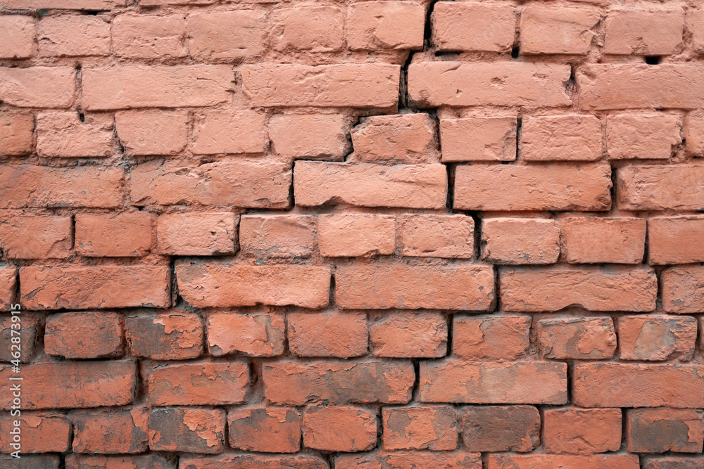 Brick wall background. Brown bricks Brick wall background. Brown bricks
