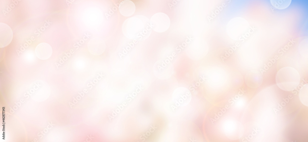  Pink blurrred abstract background,..pastel colours with lighting bokeh. Summer texture