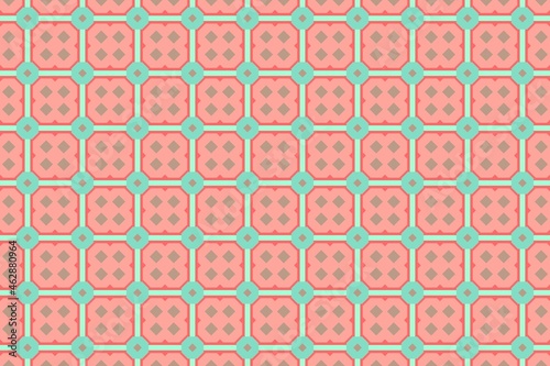 Background pattern seamless of the box in the pink vector is very cute