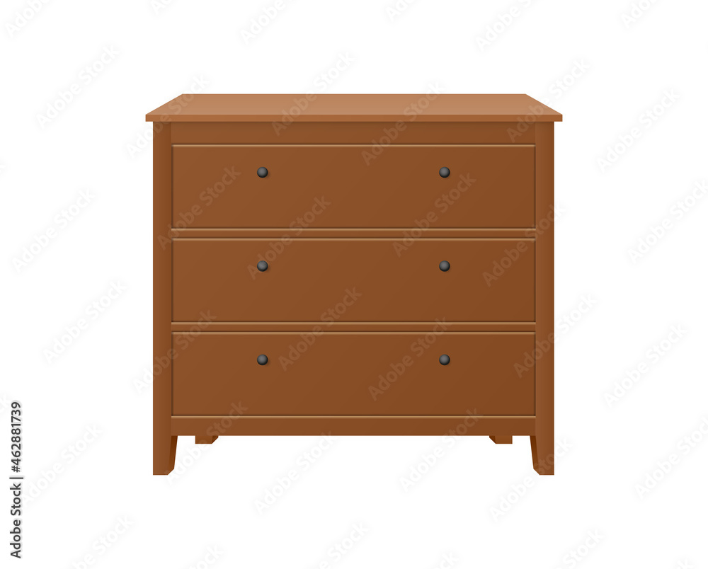 Realistic Chest Of Drawers Realistic Chest Of Drawers