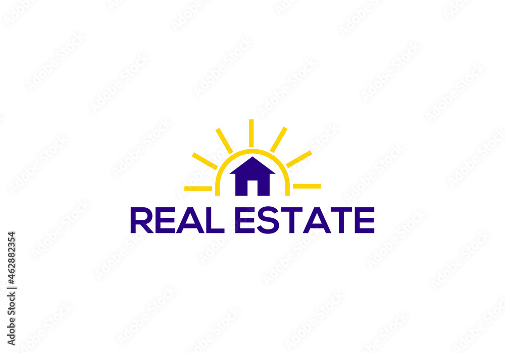 Real estate logo design and construction .home housing building logo design