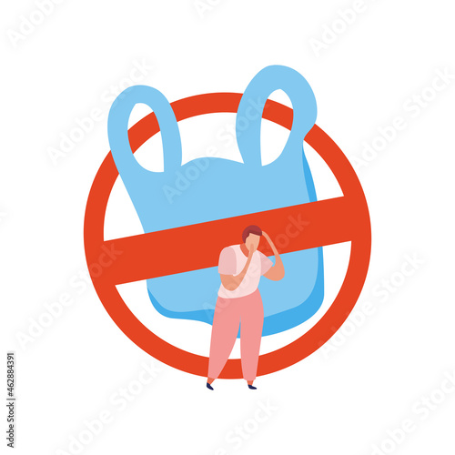 Plastic Pollution Concept