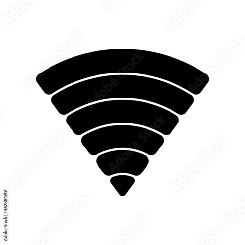 Minimal black and white icon design for your app, website, layout. Isolated image. Vector illustration.