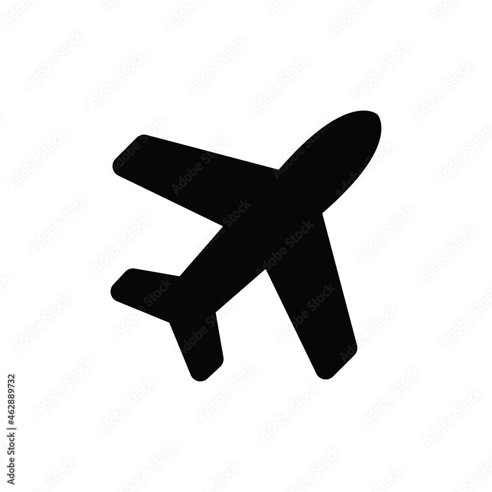 Obraz premium Airplane icon vector. Plane sign