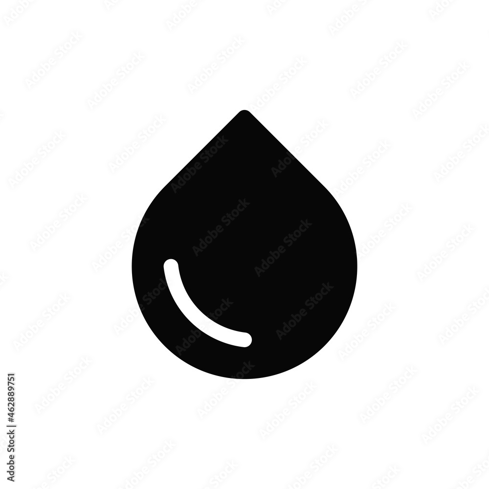 Drop icon vector. Water sign