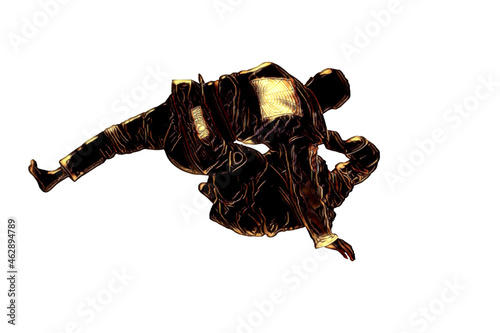 Among the techniques of Brazilian Jiu-Jitsu, there is a technique called Berimbolo.